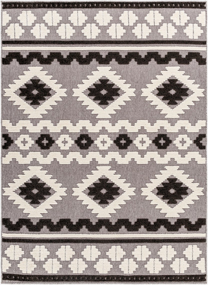 Lyna LYA-2321 3' x 5' Machine Woven Washable Accent Rug
