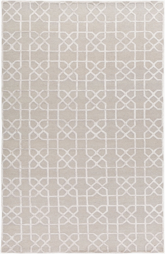 Lydia LYD-6006 Alfombra de lana hecha a mano de 4' x 6'