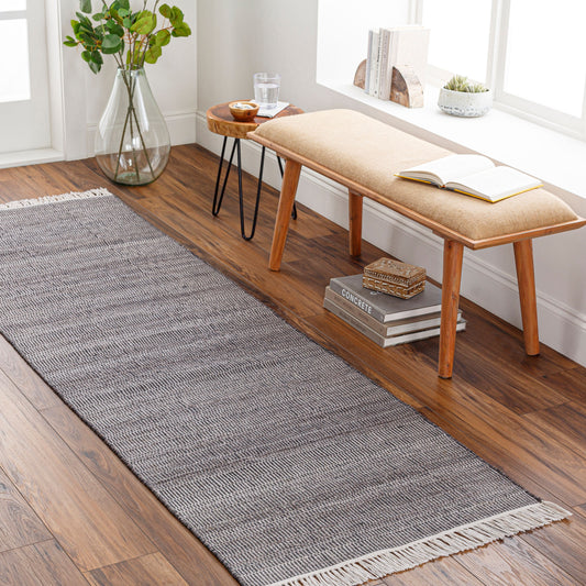 Lily LYI-2304 8ft Runner Handmade Recyled Runner Rug