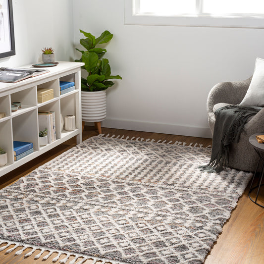 Lyon LYN-2302 5' x 7' Machine Woven Area Rug