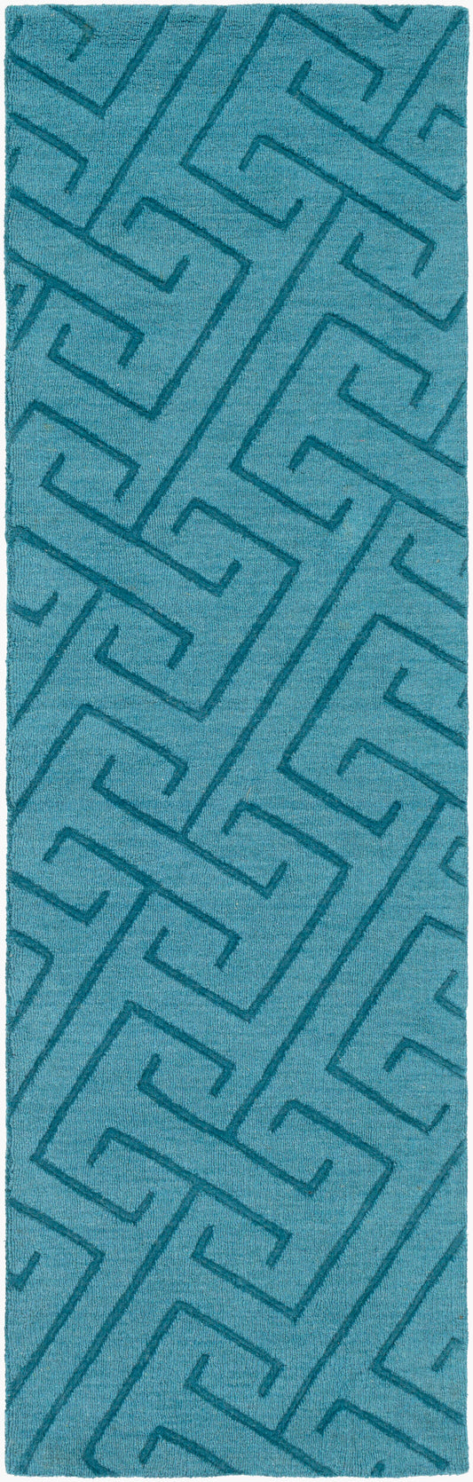 Mystique M-5453 8ft Runner Handmade Wool Runner Rug