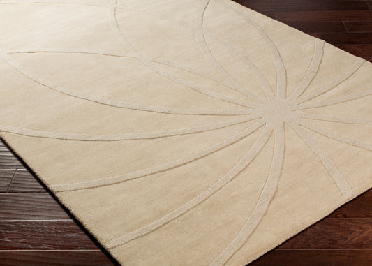 Alfombra decorativa de lana hecha a mano Mystique M-5459 de 2' x 3'