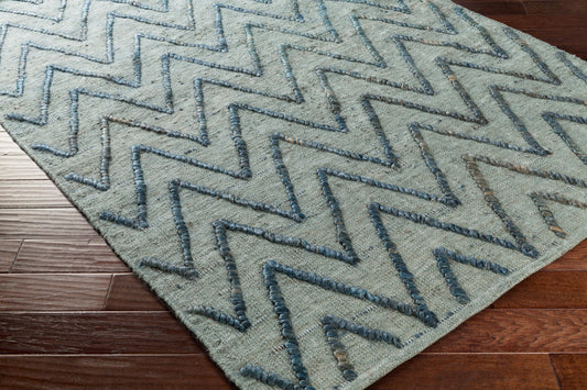 Mateo MAE-1004 2' x 3' Handmade Jute Accent Rug