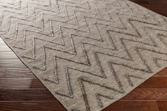 Mateo MAE-1005 2' x 3' Handmade Jute Accent Rug