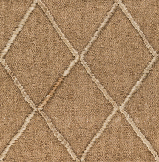 Mateo MAE-1008 4' x 6' Handmade Jute Area Rug