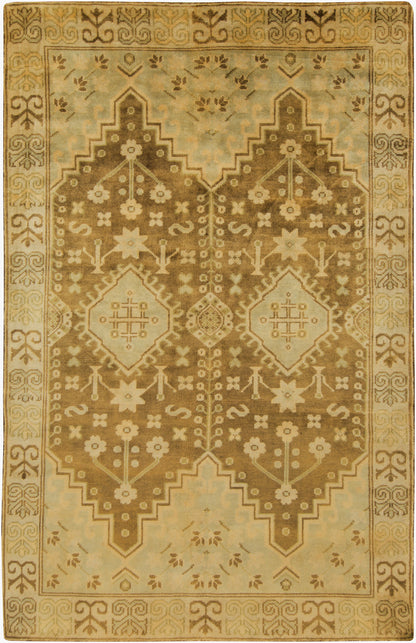 Maiden MAI-7000 2' x 3' Handmade Wool Accent Rug