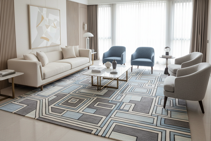 make a premium room with handmade (modern) rug in it. 