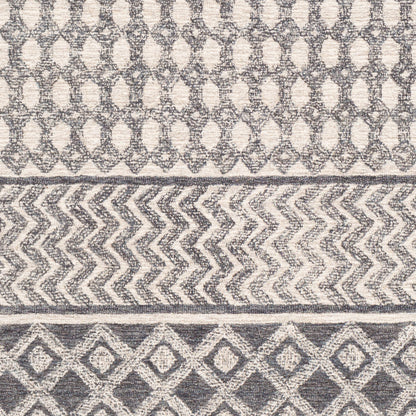 Maroc MAR-2305 6ft Runner Handmade Wool Runner Rug