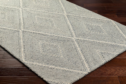Maroc MAR-2333 Alfombra decorativa de lana hecha a mano de 2' x 3'
