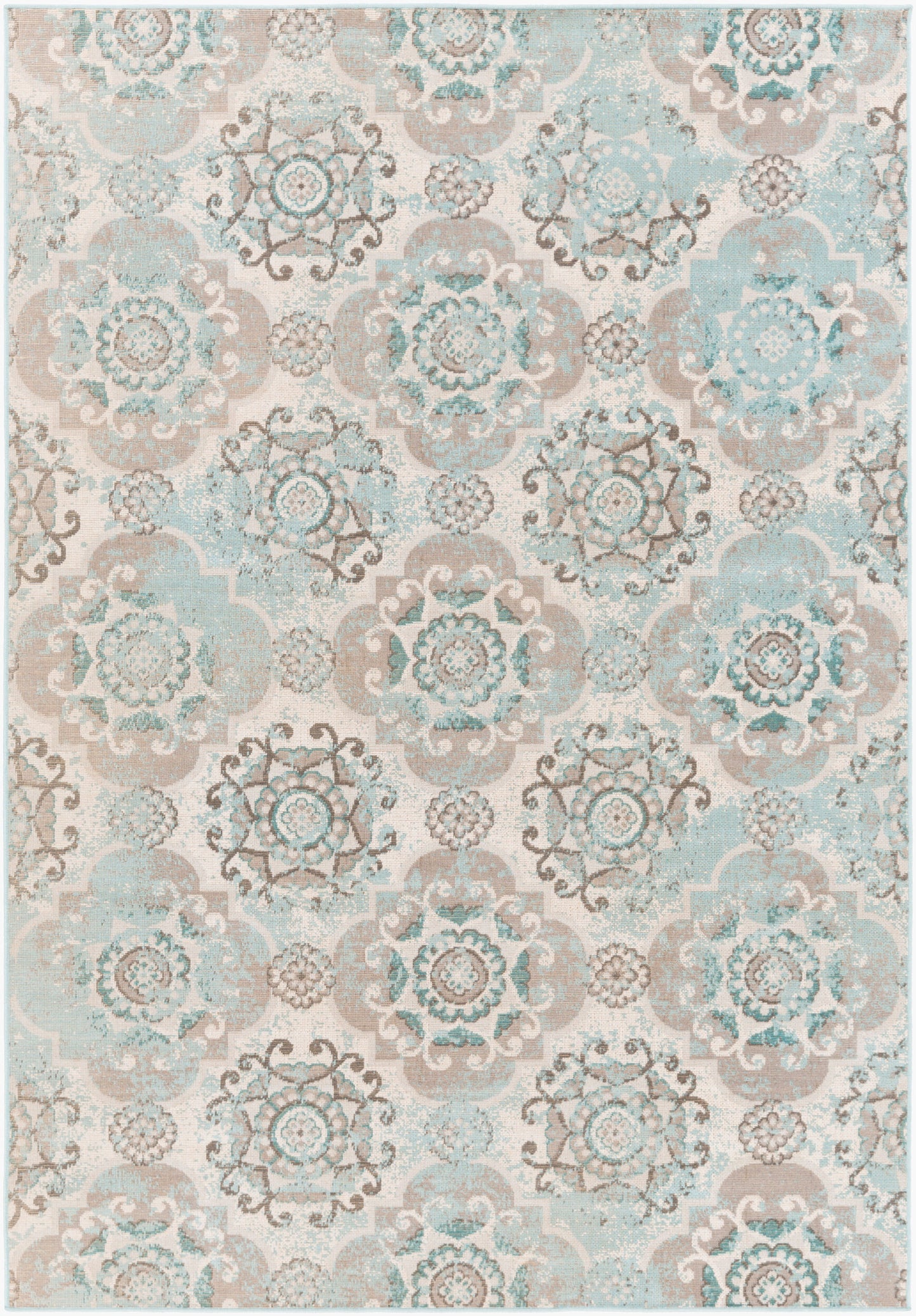 Alfombra decorativa tejida a máquina Mavrick MAV-7018 de 3' x 5'