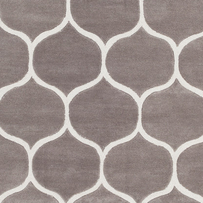 Alfombra decorativa hecha a mano Mamba MBA-9057 de 90 x 150 cm