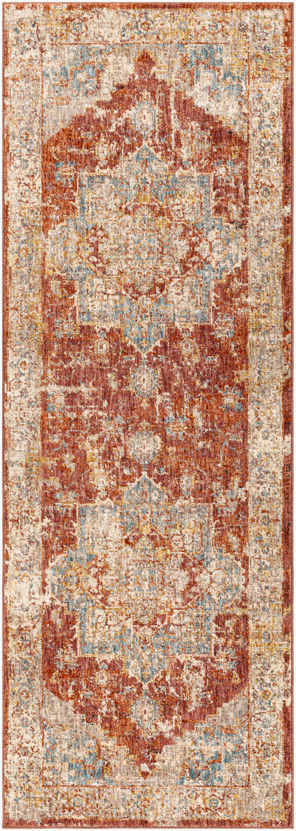Mirabel MBE-2311 10ft Runner Machine Woven Runner Rug