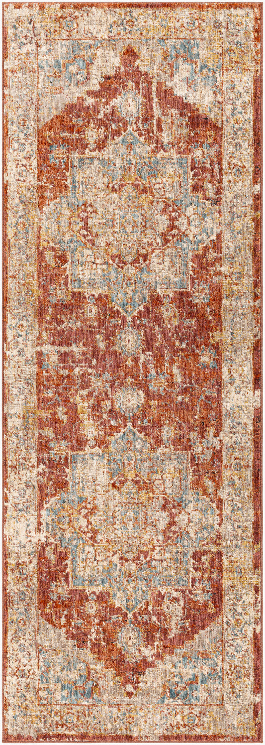 Mirabel MBE-2311 10ft Runner Machine Woven Runner Rug