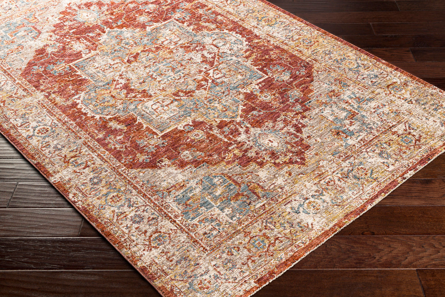 Mirabel MBE-2311 10ft Runner Machine Woven Runner Rug