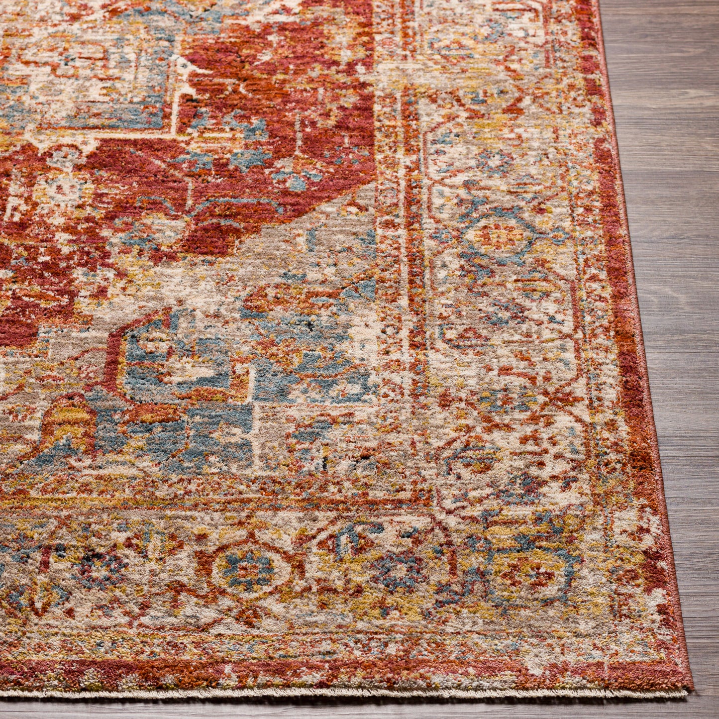 Mirabel MBE-2311 10ft Runner Machine Woven Runner Rug