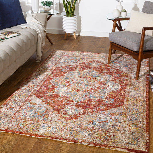 Mirabel MBE-2311 10ft Runner Machine Woven Runner Rug
