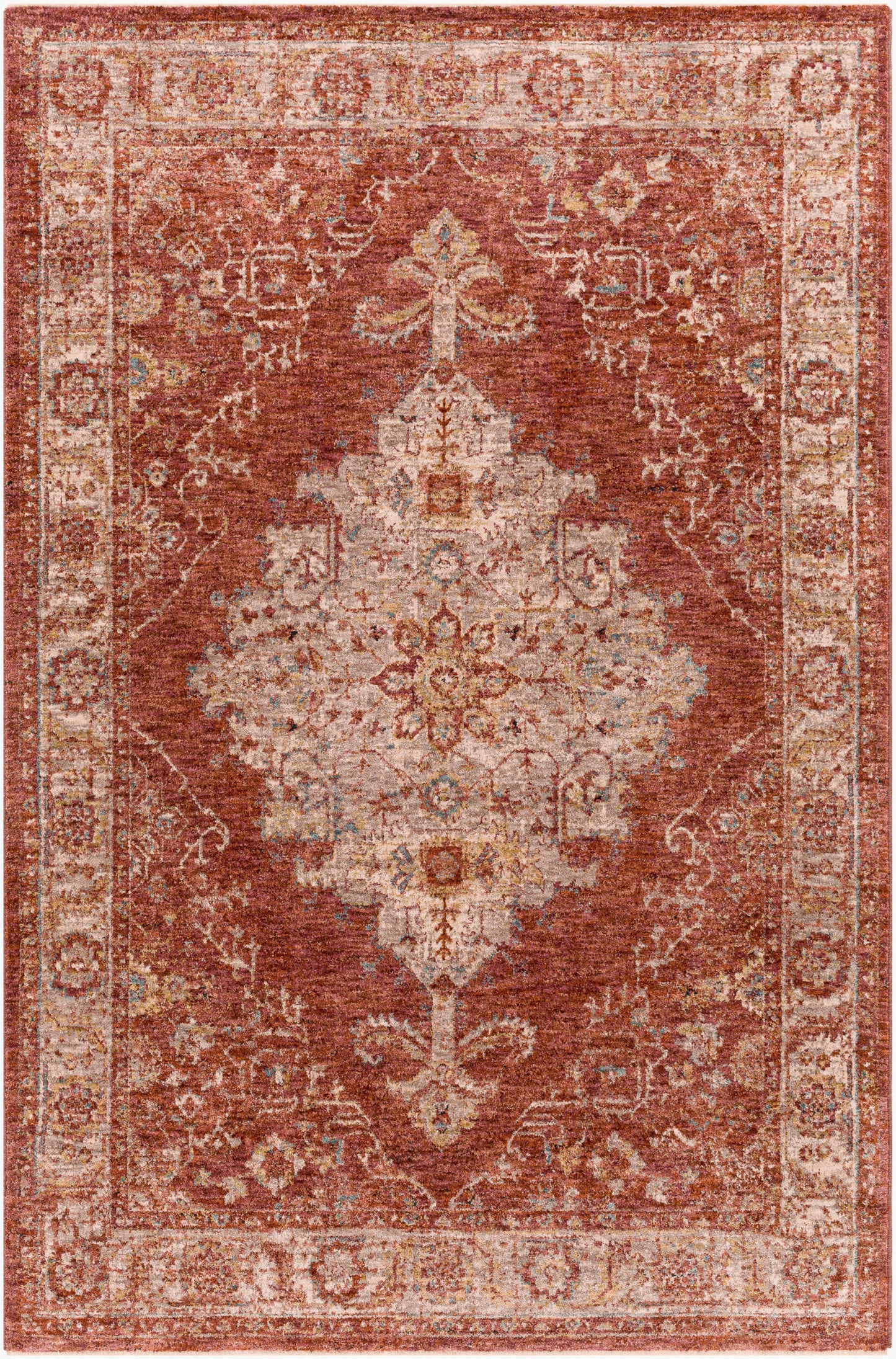 Mirabel MBE-2318 2' x 3' Machine Woven Accent Rug