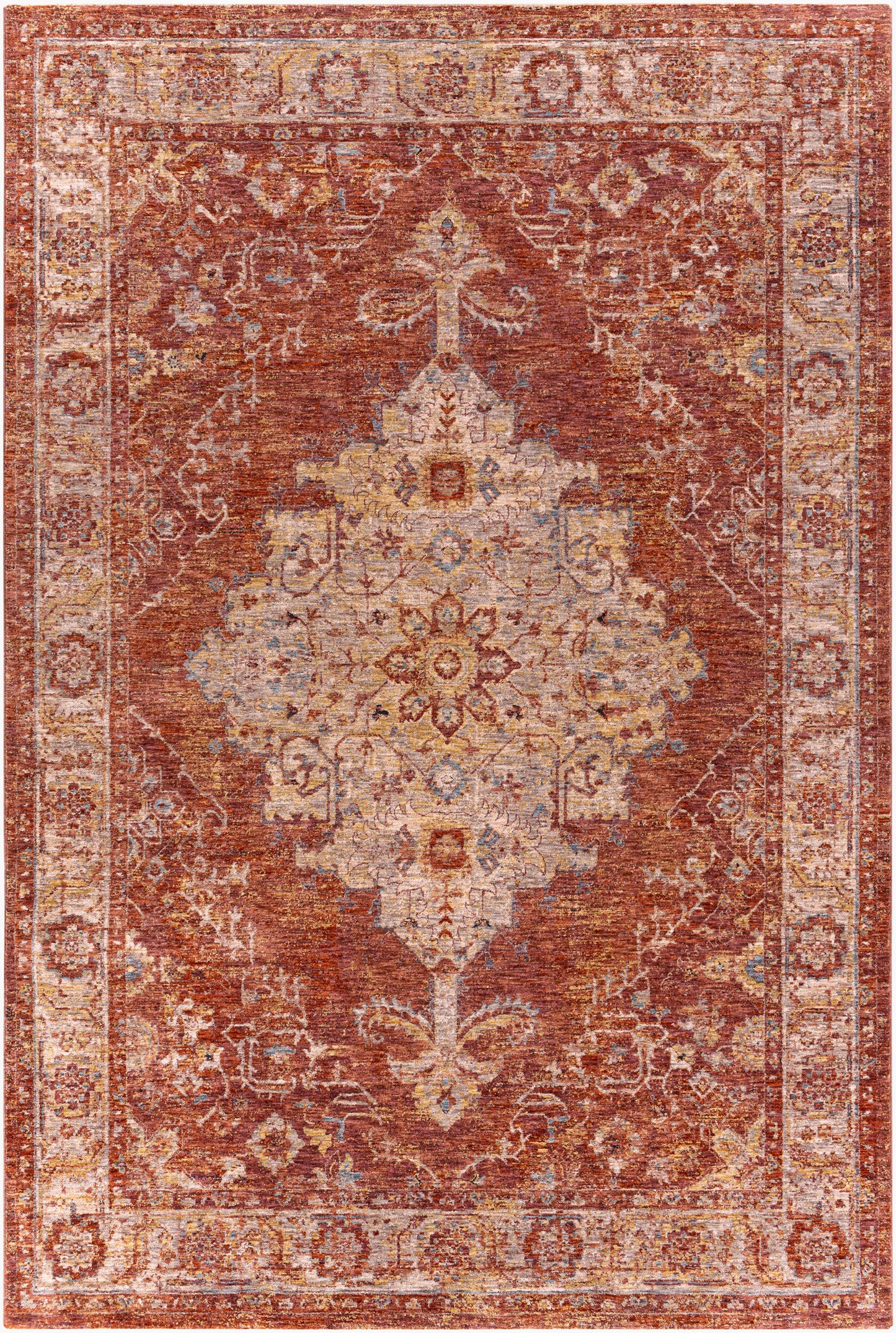Mirabel MBE-2318 6' x 9' Machine Woven Area Rug