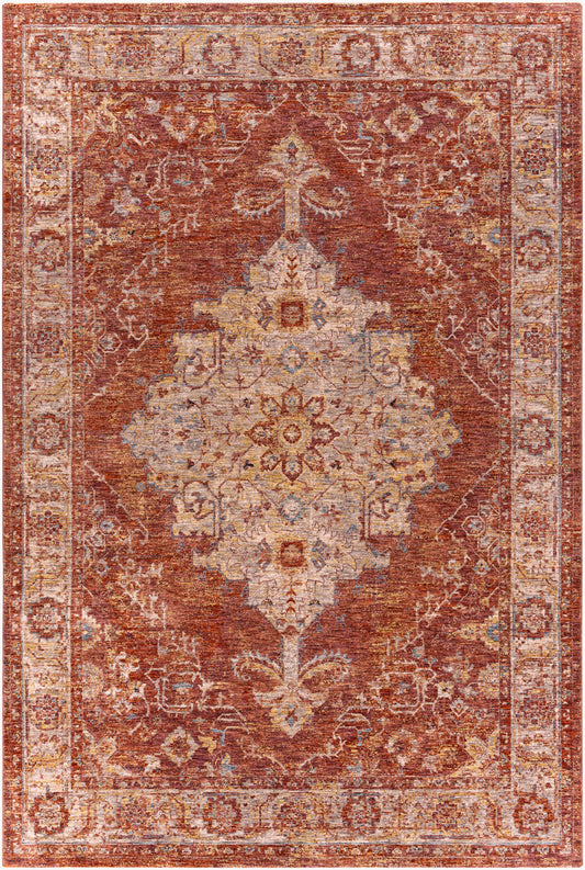 Mirabel MBE-2318 6' x 9' Machine Woven Area Rug