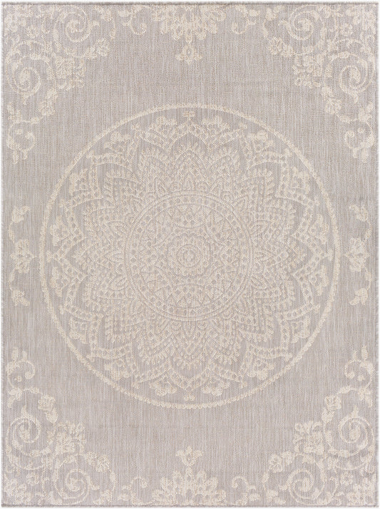 Malibu MBU-2303 5' x 7' Machine Woven Indoor/Outdoor Area Rug