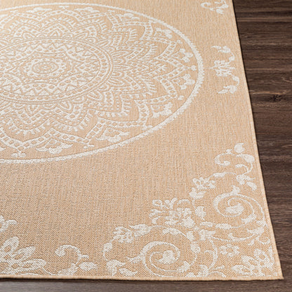 Alfombra Malibu MBU-2304 de 2,44 m x 3,05 m, tejida a máquina, para interior y exterior