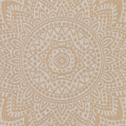 Alfombra Malibu MBU-2304 de 2,44 m x 3,05 m, tejida a máquina, para interior y exterior