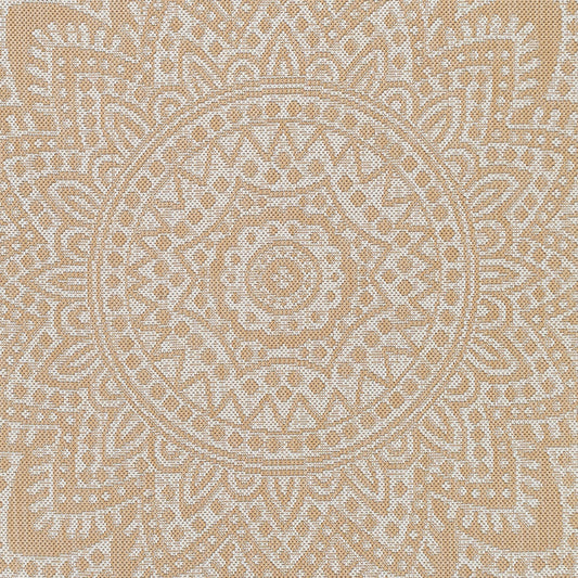 Alfombra Malibu MBU-2304 de 1,52 m x 2,13 m, tejida a máquina, para interior y exterior