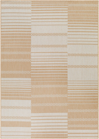 Alfombra Malibu MBU-2306 de 2,44 m x 3,05 m, tejida a máquina, para interior y exterior