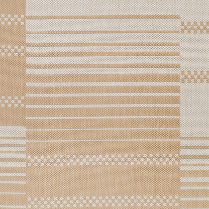 Alfombra Malibu MBU-2306 de 2,44 m x 3,05 m, tejida a máquina, para interior y exterior