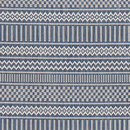 Alfombra Malibu MBU-2307 de 2,44 m x 3 m, tejida a máquina, para interior y exterior