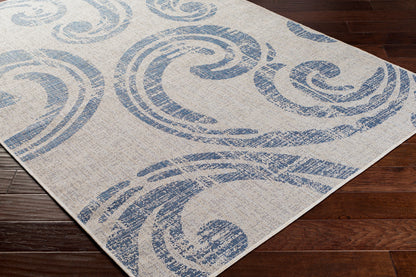 Alfombra Malibu MBU-2309 de 2,44 m x 3,05 m, tejida a máquina, para interior y exterior