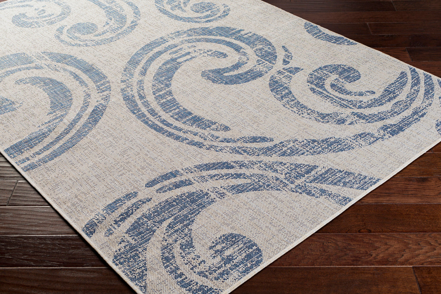 Alfombra Malibu MBU-2309 de 1,83 m x 2,74 m, tejida a máquina, para interior y exterior