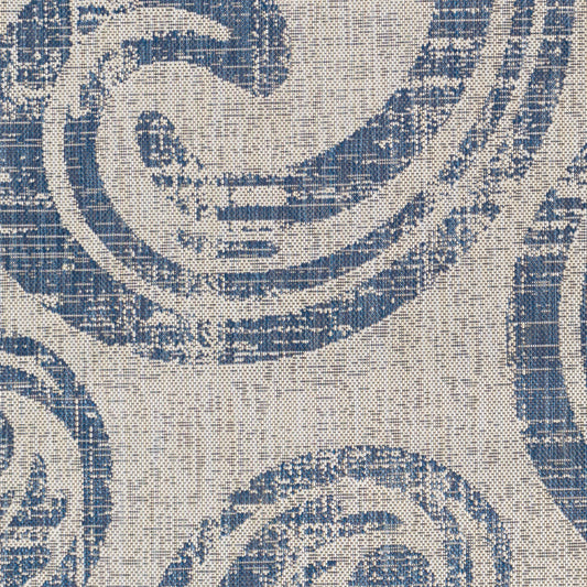 Alfombra Malibu MBU-2309 de 1,83 m x 2,74 m, tejida a máquina, para interior y exterior