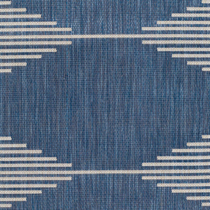 Malibu MBU-2317 5' x 7' Machine Woven Indoor/Outdoor Area Rug