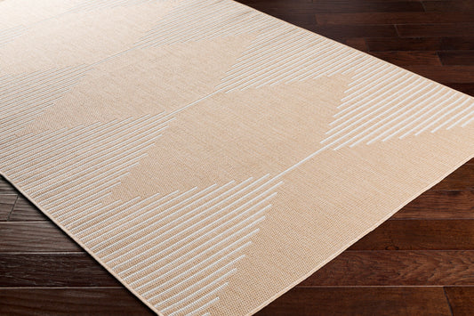 Malibu MBU-2318 5' x 7' Machine Woven Indoor/Outdoor Area Rug
