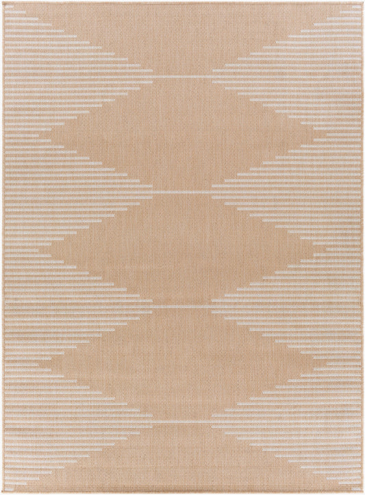 Malibu MBU-2318 5' x 7' Machine Woven Indoor/Outdoor Area Rug