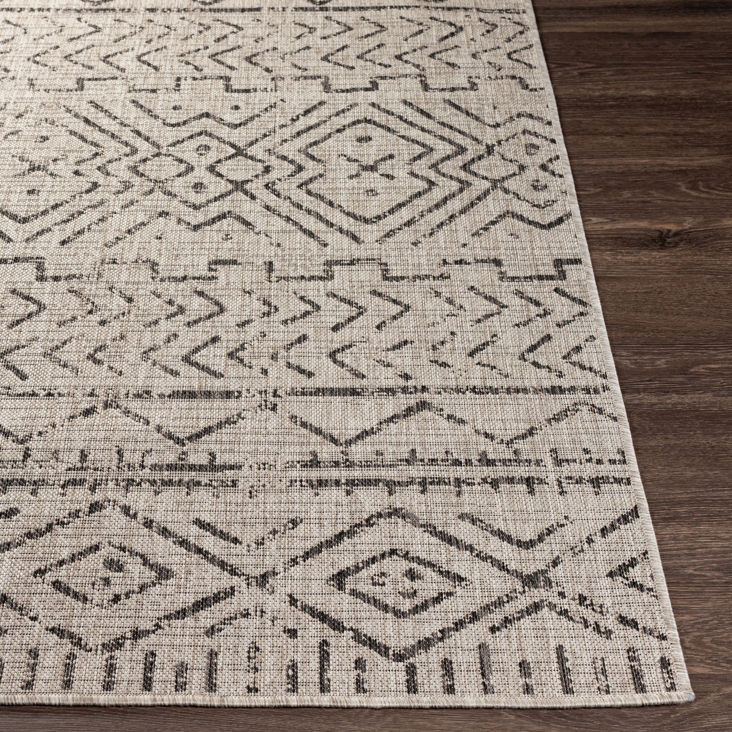 Malibu MBU-2327 6' x 9' Machine Woven Indoor/Outdoor Area Rug