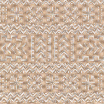 Alfombra Malibu MBU-2334 de 2,44 m x 3,05 m, tejida a máquina, para interior y exterior