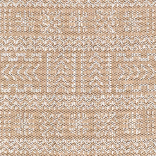 Alfombra Malibu MBU-2334 de 2,44 m x 3,05 m, tejida a máquina, para interior y exterior