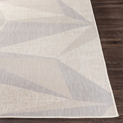 Alfombra Malibu MBU-2335 de 1,52 m x 2,13 m, tejida a máquina, para interior y exterior