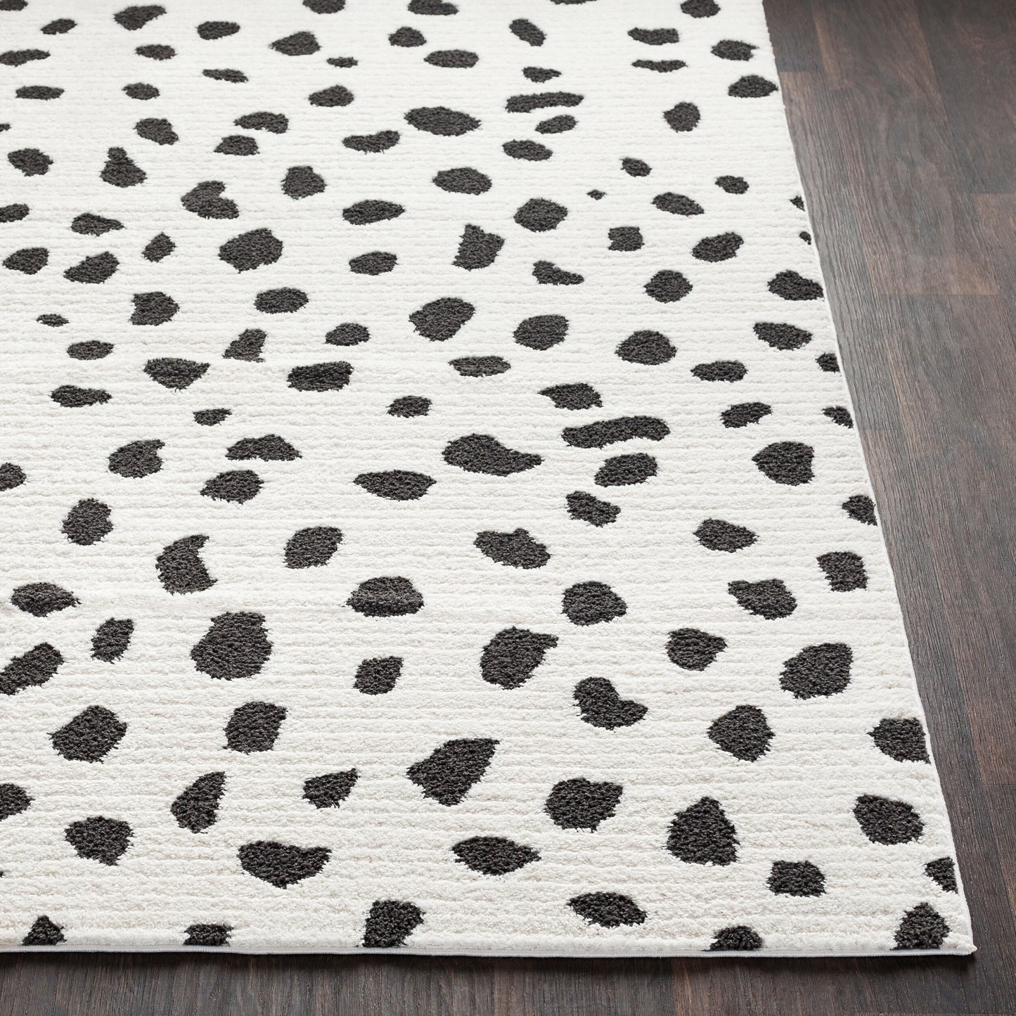 Alfombra marroquí Shag MCS-2307 de 2,44 m x 3,05 m, tejida a máquina