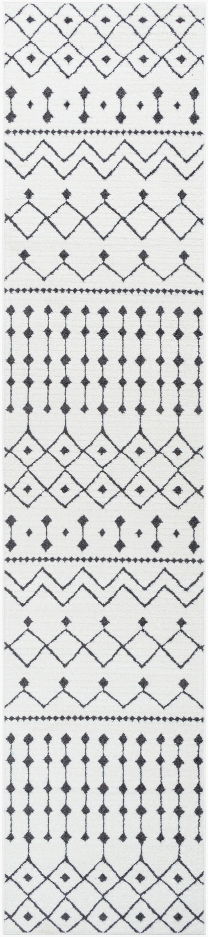 Alfombra marroquí Shag MCS-2309 de 3,6 m, tejida a máquina