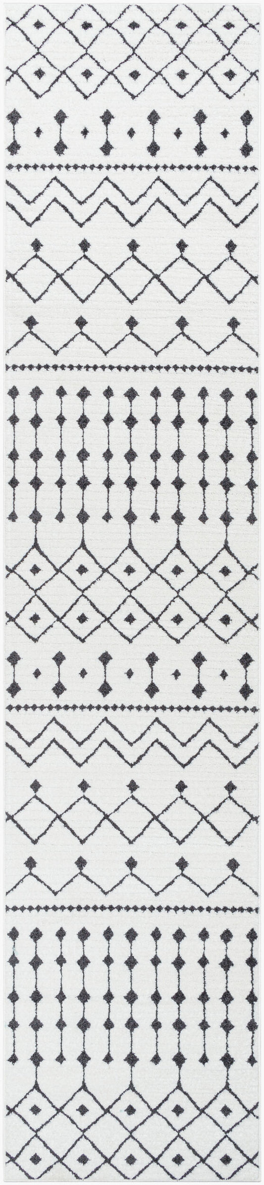 Alfombra marroquí Shag MCS-2309 de 3,6 m, tejida a máquina