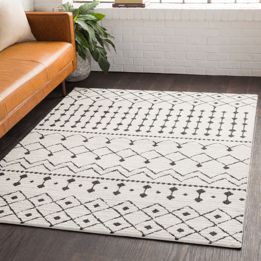 Moroccan Shag MCS-2309 6ft Square Machine Woven Area Rug