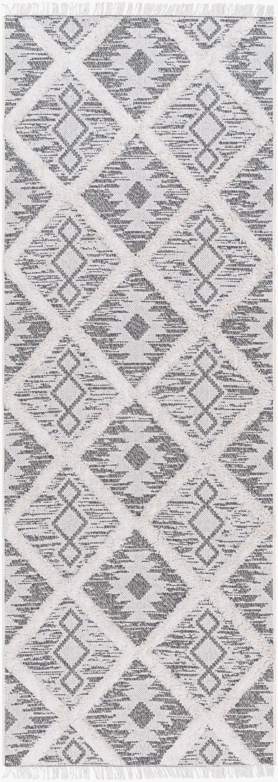 Morocotton MCT-2300 7ft Runner Machine Woven Runner Rug
