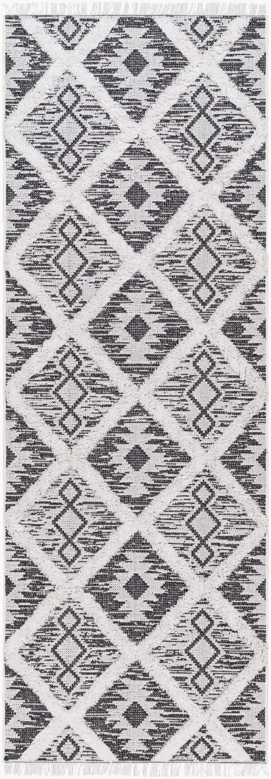 Morocotton MCT-2301 7ft Runner Machine Woven Runner Rug