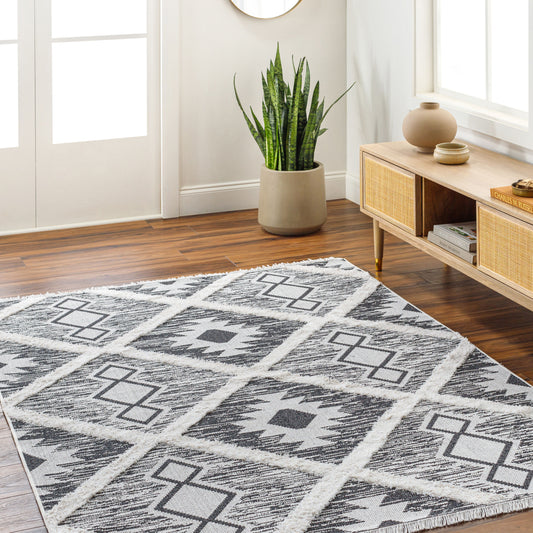 Morocotton MCT-2301 2' x 3' Machine Woven Accent Rug