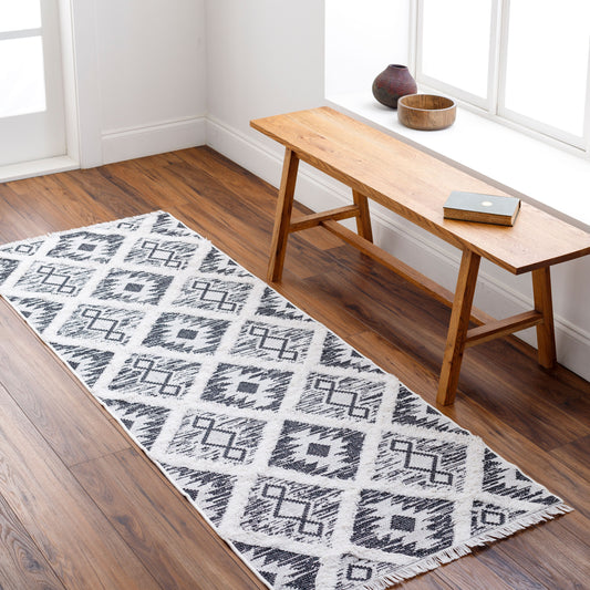 Morocotton MCT-2301 7ft Runner Machine Woven Runner Rug