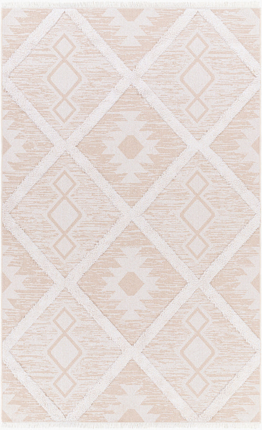 Morocotton MCT-2302 2' x 3' Machine Woven Accent Rug