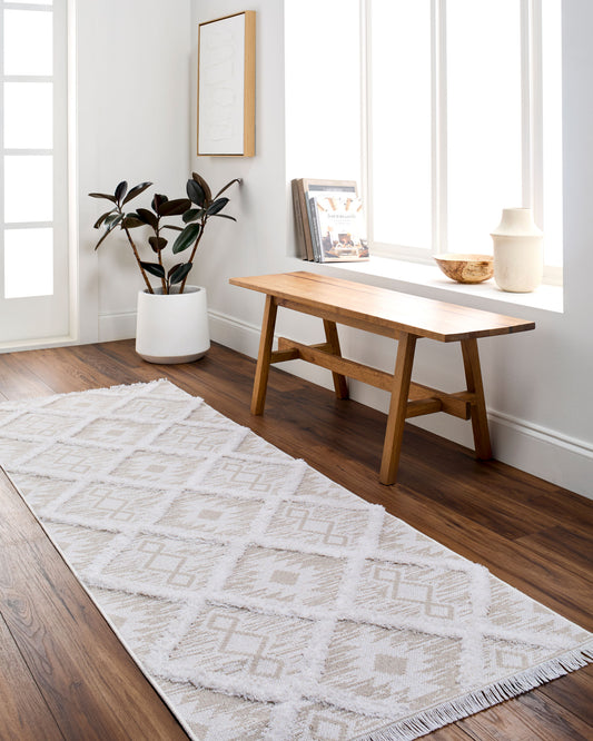 Morocotton MCT-2302 2' x 3' Machine Woven Accent Rug